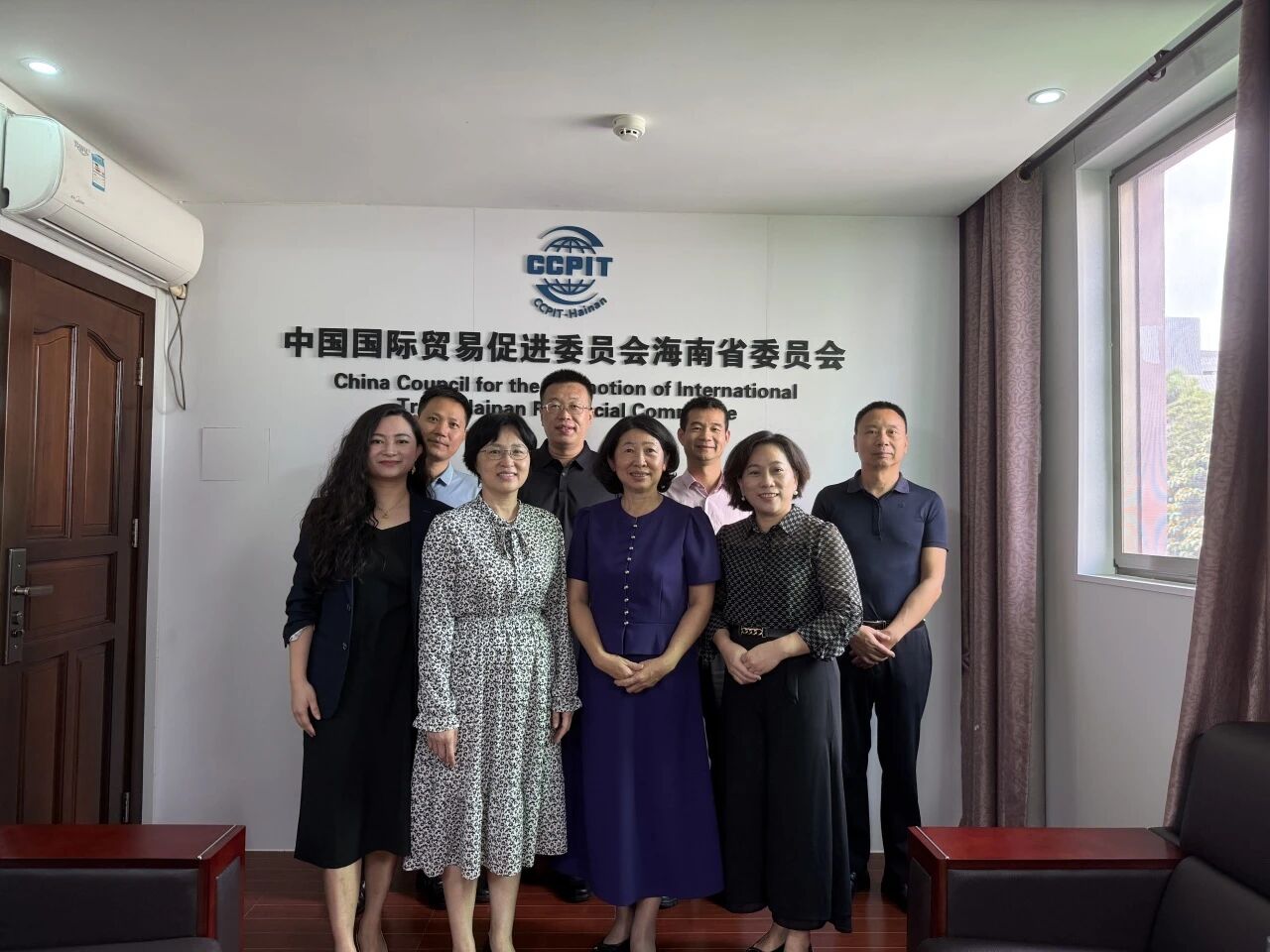 海南省律師協(xié)會(huì)到海南省貿(mào)促會(huì)交流座談